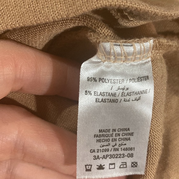 Ardene - Long sleeve V-Neck Crop top Sz S - Picture 7 of 10